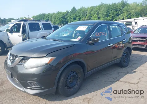 2015 Nissan Rogue S из США, поврежденный, VIN KNMAT2MV9FP537690